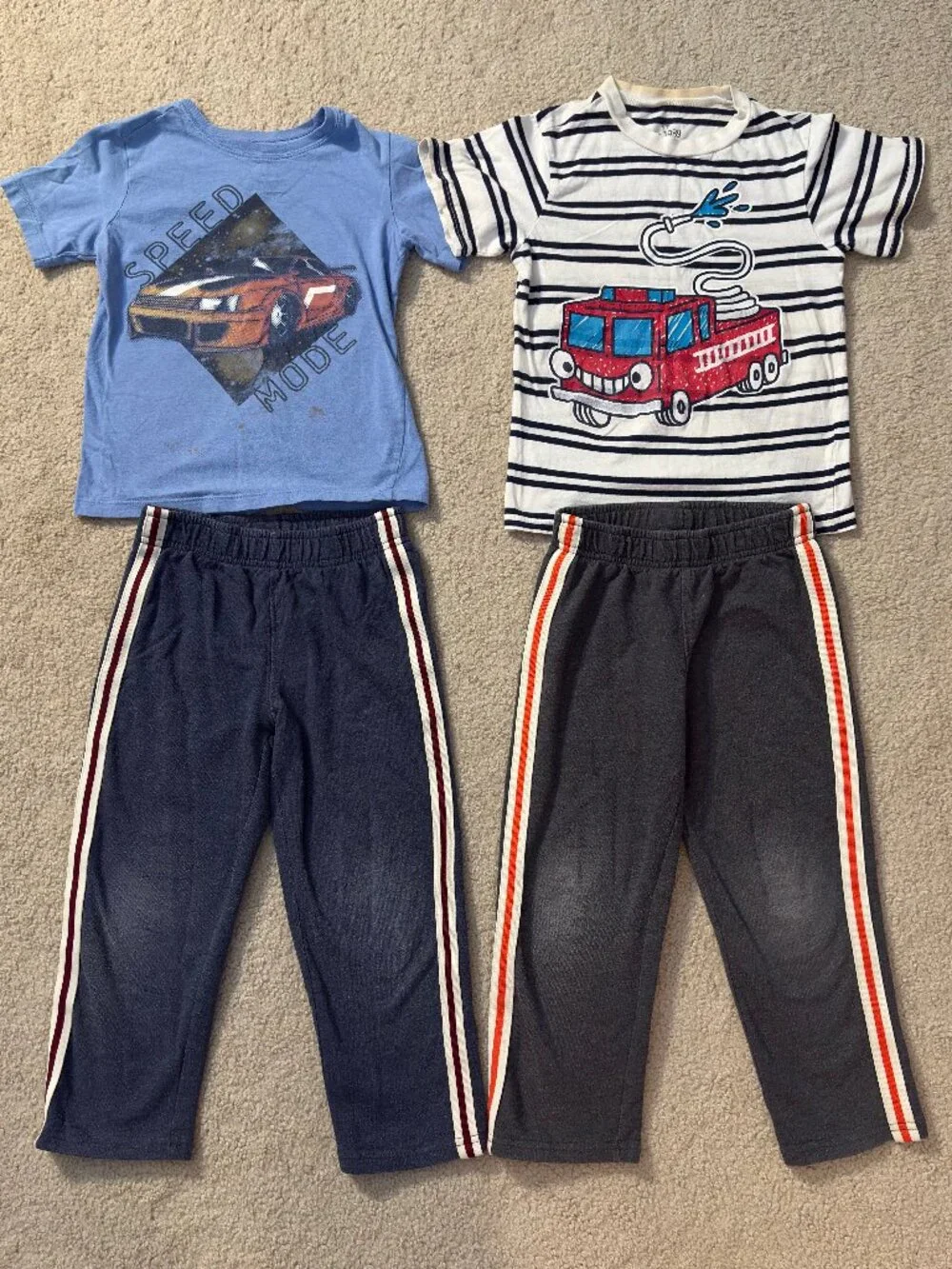2 outfits for toddler boys, size 5T